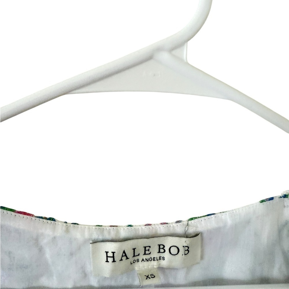 Hale Bob White Dress with Floral Accents - Picture 4 of 12